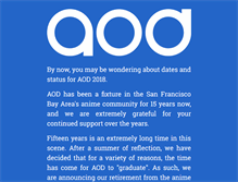 Tablet Screenshot of aodsf.org